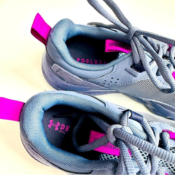 NWOT Under Armour 2022 Charged Verssert Speckle Aurora Purple Running Shoes - Picture 10 of 11